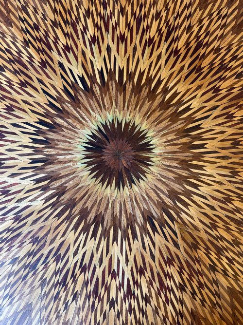 NINETEENTH CENTURY INLAID TABLE - ADDITIONAL PHOTO 2