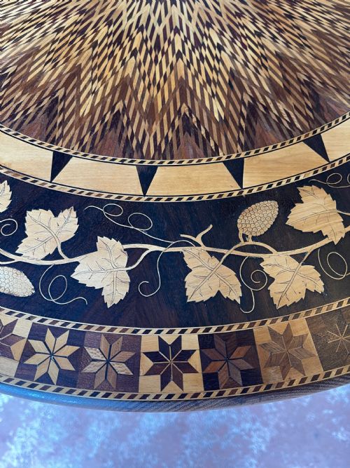 NINETEENTH CENTURY INLAID TABLE - ADDITIONAL PHOTO 5