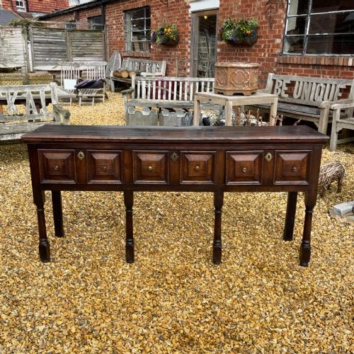 period oak dresser base - CATEGORY: ANTIQUE SIDEBOARDS - DATED 18TH CENTURY