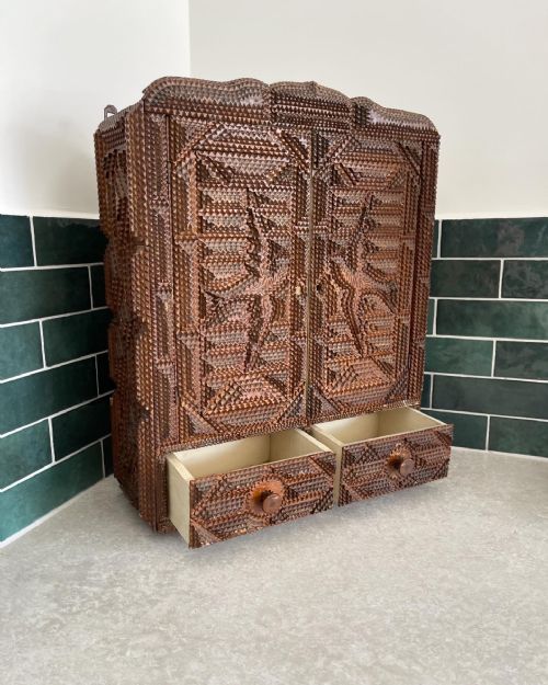 TRAMP ART WALL CUPBOARD - ADDITIONAL PHOTO 1