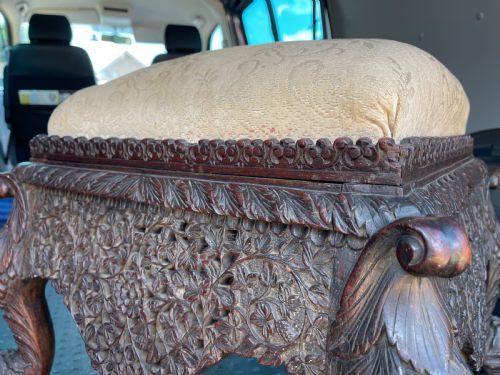 NINETEENTH CENTURY INDIAN STOOL - ADDITIONAL PHOTO 1