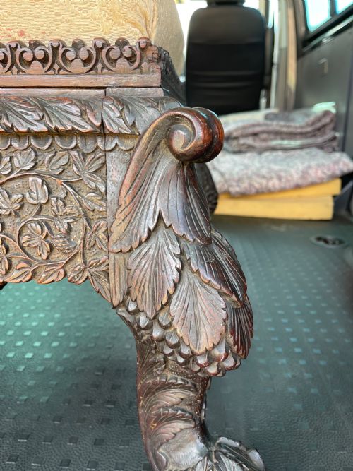 NINETEENTH CENTURY INDIAN STOOL - ADDITIONAL PHOTO 5