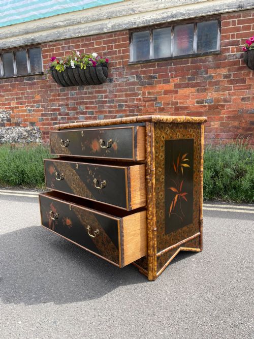 DECORATED BAMBOO CHEST - ADDITIONAL PHOTO 1