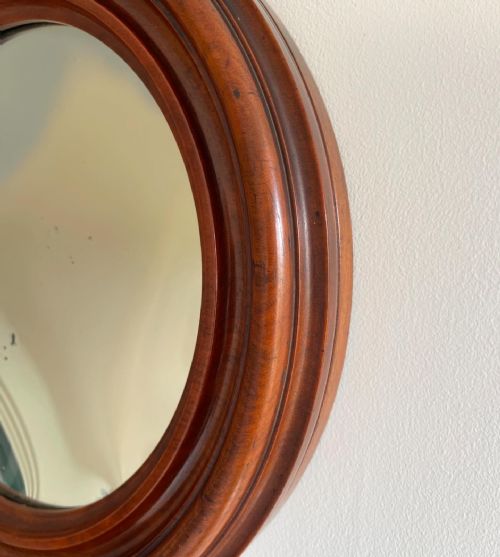 RARE CONCAVE MIRROR - ADDITIONAL PHOTO 4