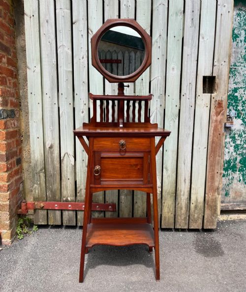 aesthetic shaving stand - CATEGORY: ANTIQUE DRESSING TABLES - DATED 1890