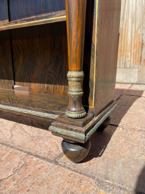 EARLY NINETEENTH CENTURY BOOKCASE IN SIMULATED PAINT - ADDITIONAL PHOTO 2