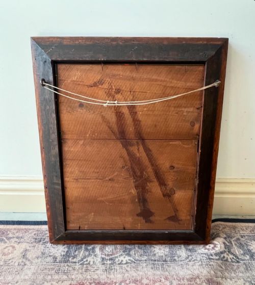 OAK FRAMED MIRROR - ADDITIONAL PHOTO 1