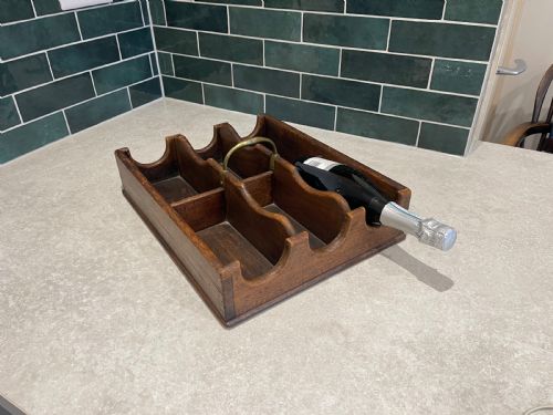 george iii mahogany bottle carrier - CATEGORY: ANTIQUE MISCELLANEOUS - DATED GEORGIAN