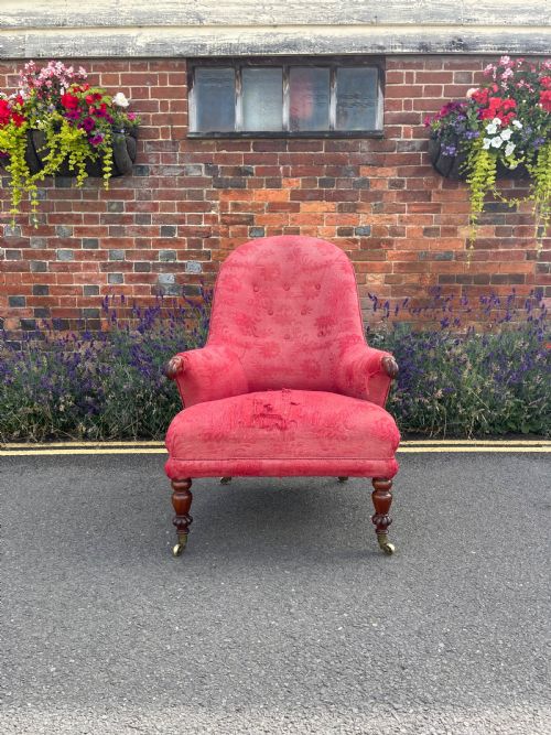 NINETEENTH CENTURY ARMCHAIR - ADDITIONAL PHOTO 3
