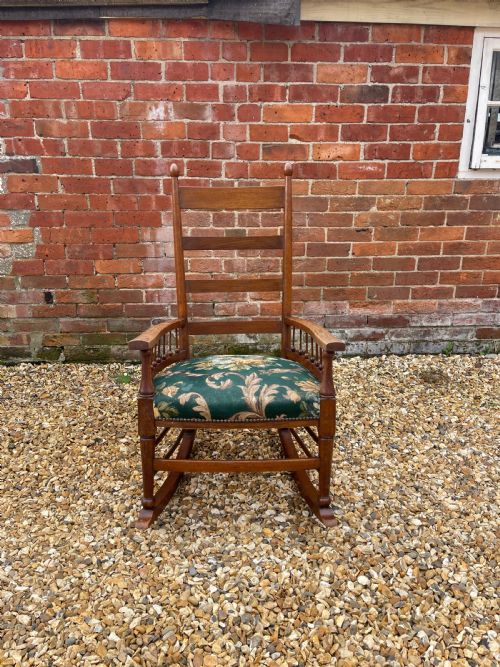 OAK ROCKING CHAIR - ADDITIONAL PHOTO 1