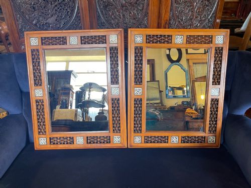 PAIR OF MOORISH MIRRORS