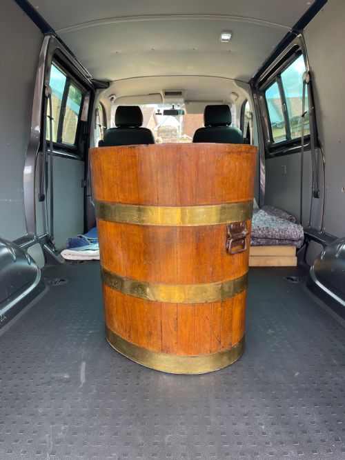 TEAK COOPERED BARREL - ADDITIONAL PHOTO 1