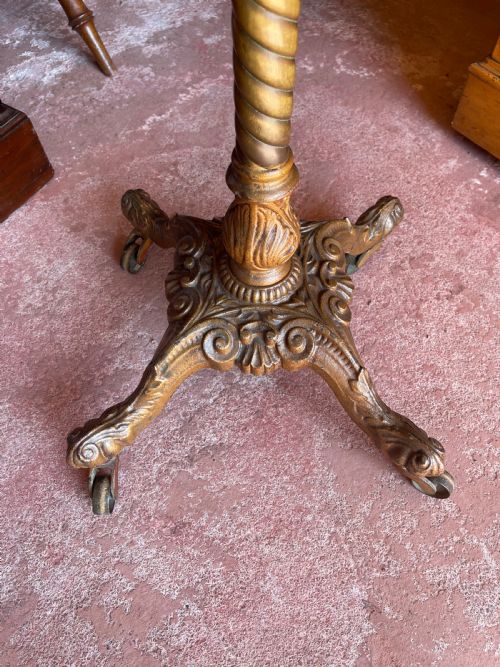 NINETEENTH CENTURY ADJUSTABLE STAND - ADDITIONAL PHOTO 1