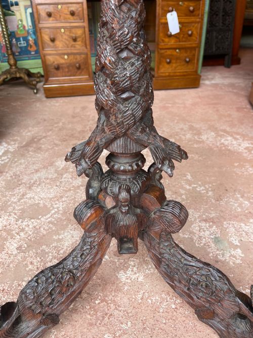 NORTH INDIAN PEDESTAL TABLE - ADDITIONAL PHOTO 2