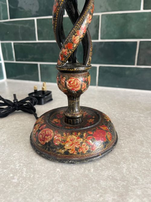 PAIR OF KASHMIRI LAMPS - ADDITIONAL PHOTO 1