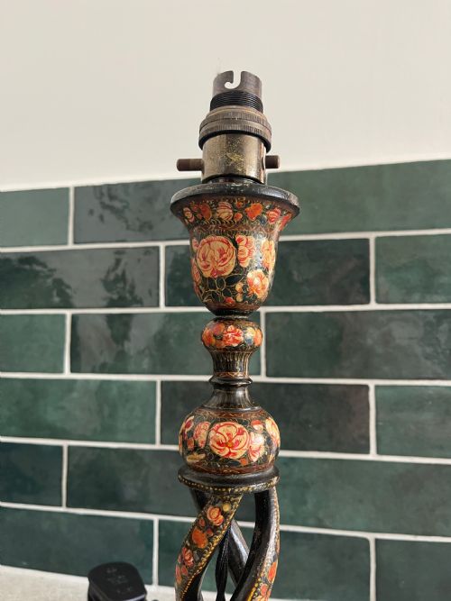 PAIR OF KASHMIRI LAMPS - ADDITIONAL PHOTO 4