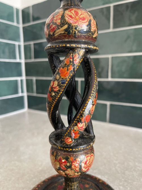 PAIR OF KASHMIRI LAMPS - ADDITIONAL PHOTO 5