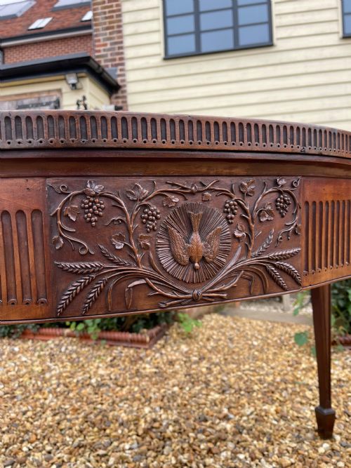MAHOGANY SERVING TABLE - ADDITIONAL PHOTO 4