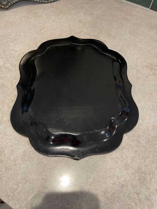 SET OF THREE PAPIER MACHE TRAYS - ADDITIONAL PHOTO 5