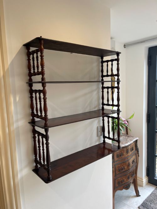 nineteenth century hanging shelves - CATEGORY: ANTIQUE FURNITURE - DATED 19TH CENTURY