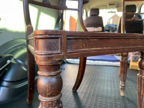 PAIR OF GILLOWS TYPE CHAIRS - ADDITIONAL PHOTO 2