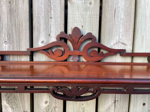 MAHOGANY WALL SHELVES - ADDITIONAL PHOTO 1