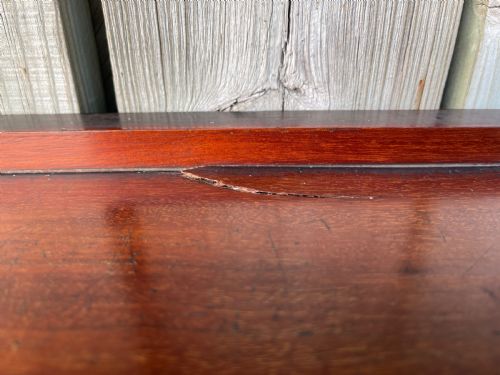 MAHOGANY WALL SHELVES - ADDITIONAL PHOTO 2