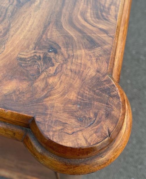 VICTORIAN BURR WALNUT CHEST - ADDITIONAL PHOTO 2