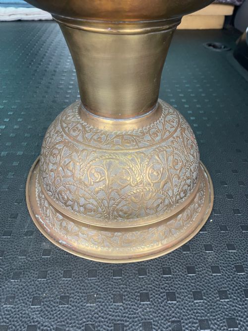 LARGE PAIR OF CAIROWARE LAMPS - ADDITIONAL PHOTO 1