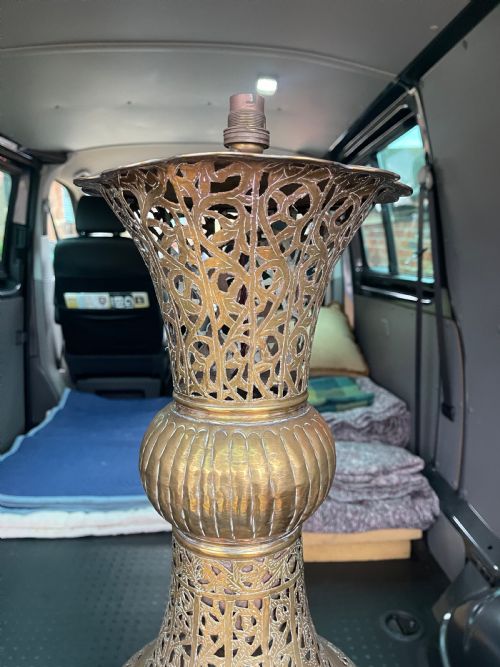 LARGE PAIR OF CAIROWARE LAMPS - ADDITIONAL PHOTO 2