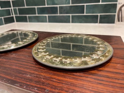 PAIR OF SORCERER TYPE PLATEAU MIRRORS - ADDITIONAL PHOTO 2