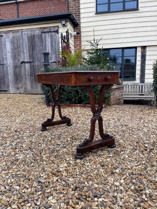 william iv rosewood sofa table - CATEGORY: ANTIQUE TABLES - DATED 19TH CENTURY