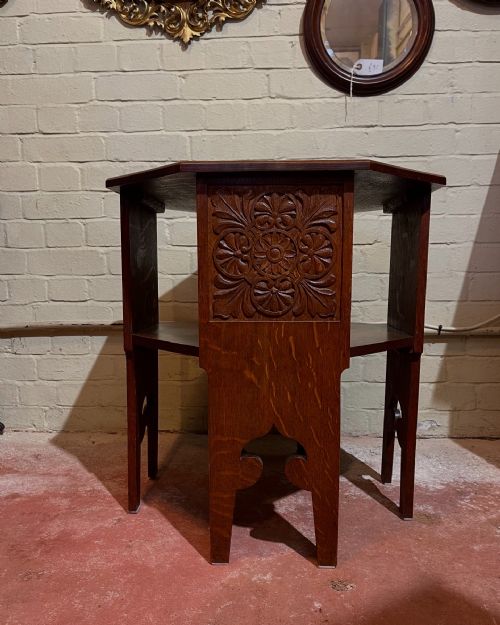 OAK BOOK TABLE - ADDITIONAL PHOTO 3