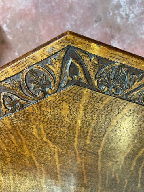 OAK BOOK TABLE - ADDITIONAL PHOTO 4