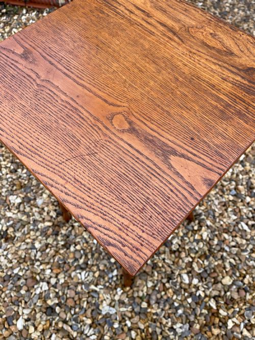 OAK TWO TIER TABLE - ADDITIONAL PHOTO 2