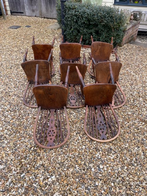 HARLEQUIN SET OF EIGHT CHAIRS - ADDITIONAL PHOTO 2