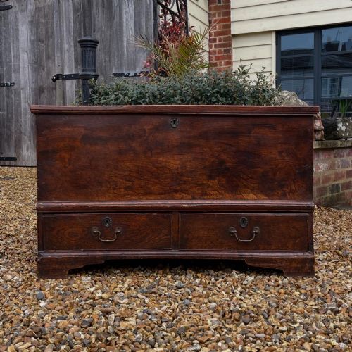 eighteenth century elm coffer - CATEGORY: ANTIQUE CHESTS - DATED 18TH CENTURY
