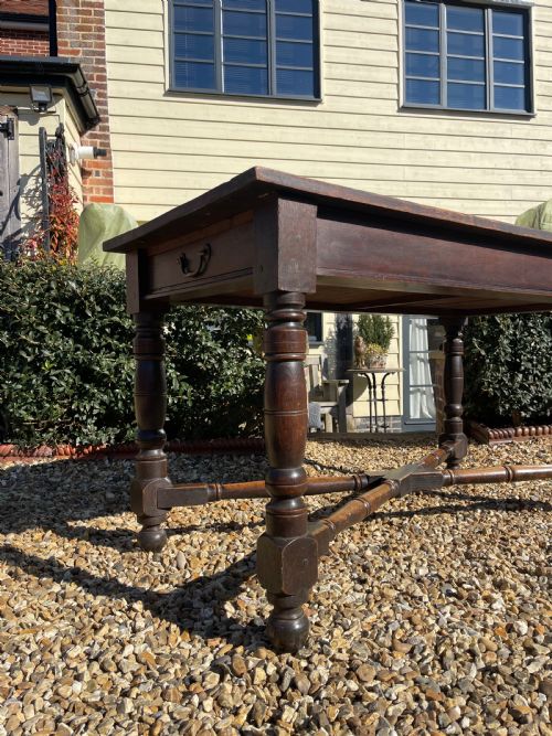 NINETEENTH CENTURY OAK TABLE - ADDITIONAL PHOTO 7