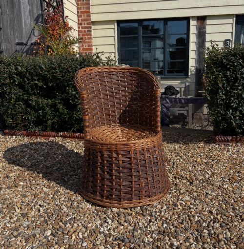 woven chair - CATEGORY: ANTIQUE CHAIRS - DATED 1920