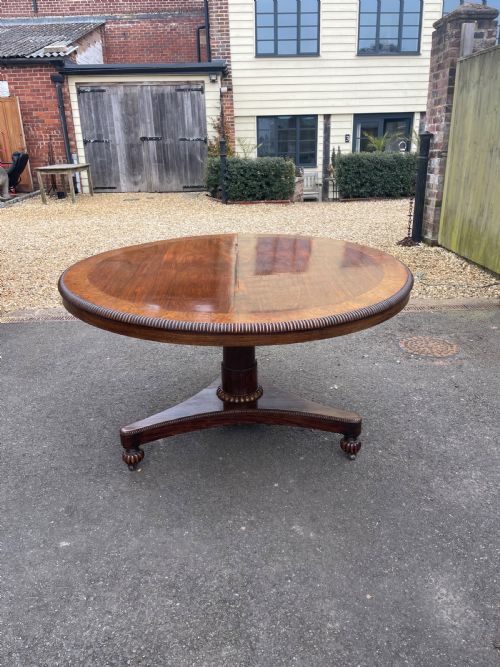 REGENCY PERIOD ROSEWOOD PEDESTAL TABLE - ADDITIONAL PHOTO 1