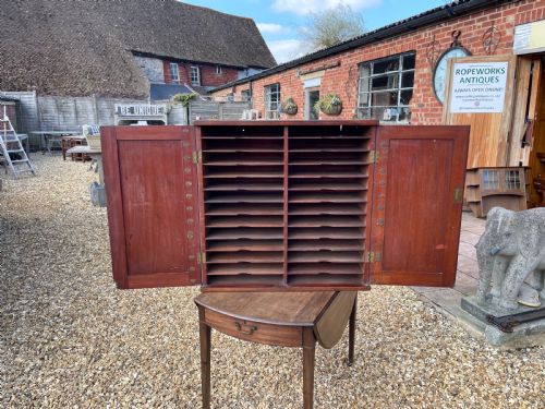mahogany cabinet - CATEGORY: ANTIQUE CUPBOARDS - DATED 1900