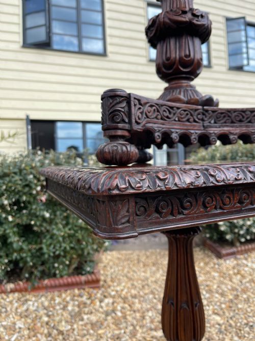 MATCHED PAIR OF ANGLO INDIAN PADAUK TABLES - ADDITIONAL PHOTO 3