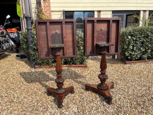 MATCHED PAIR OF ANGLO INDIAN PADAUK TABLES - ADDITIONAL PHOTO 6