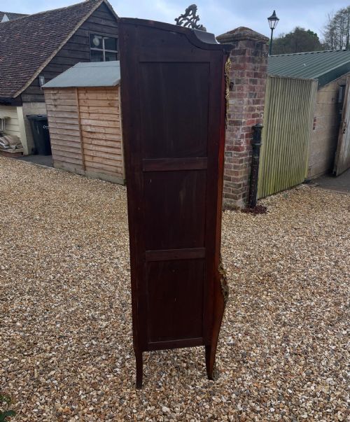 FRENCH VERNIS MARTIN CORNER VITRINE CABINET - ADDITIONAL PHOTO 2