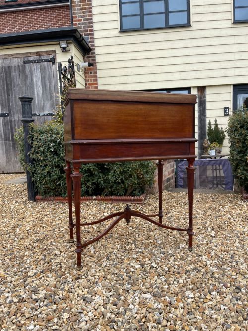 LATE VICTORIAN MAHOGANY BUREAU - ADDITIONAL PHOTO 9