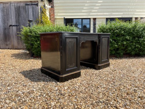 NINETEENTH CENTURY AESTHETIC EBONISED DESK - ADDITIONAL PHOTO 11