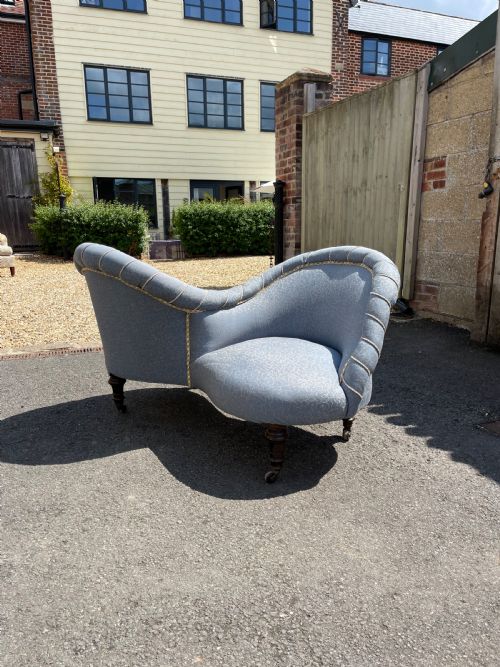 NINETEENTH CENTURY TETE A TETE SOFA - ADDITIONAL PHOTO 1