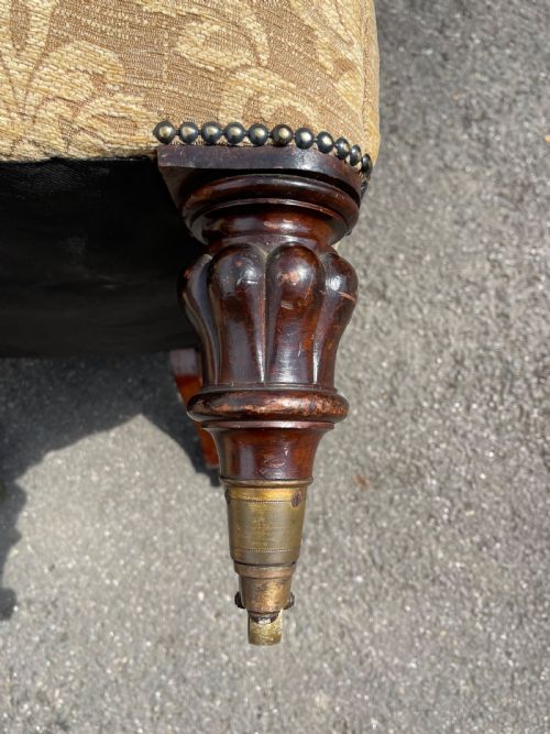 NINETEENTH CENTURY SPOON BACK ARMCHAIR - ADDITIONAL PHOTO 5
