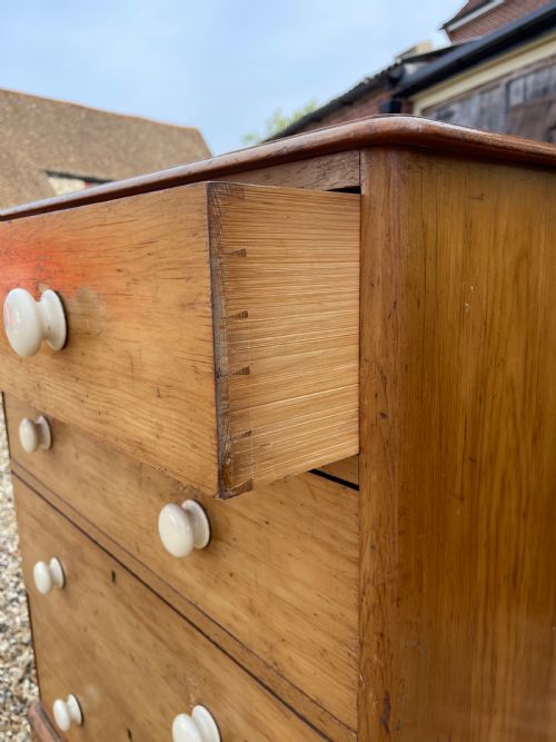 VICTORIAN PINE CHEST - ADDITIONAL PHOTO 3