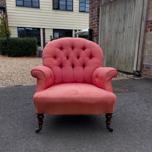 howard and sons armchair - CATEGORY: ANTIQUE CHAIRS - DATED 1860